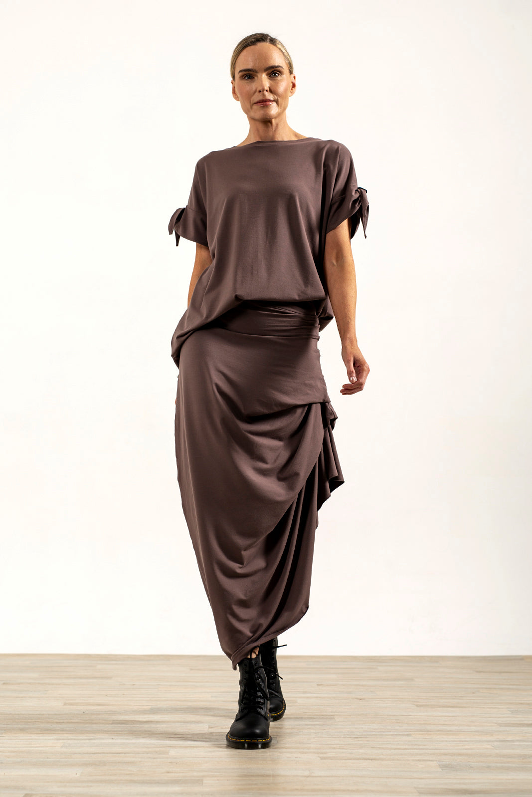 Harper Asymetrical Skirt (Mink)