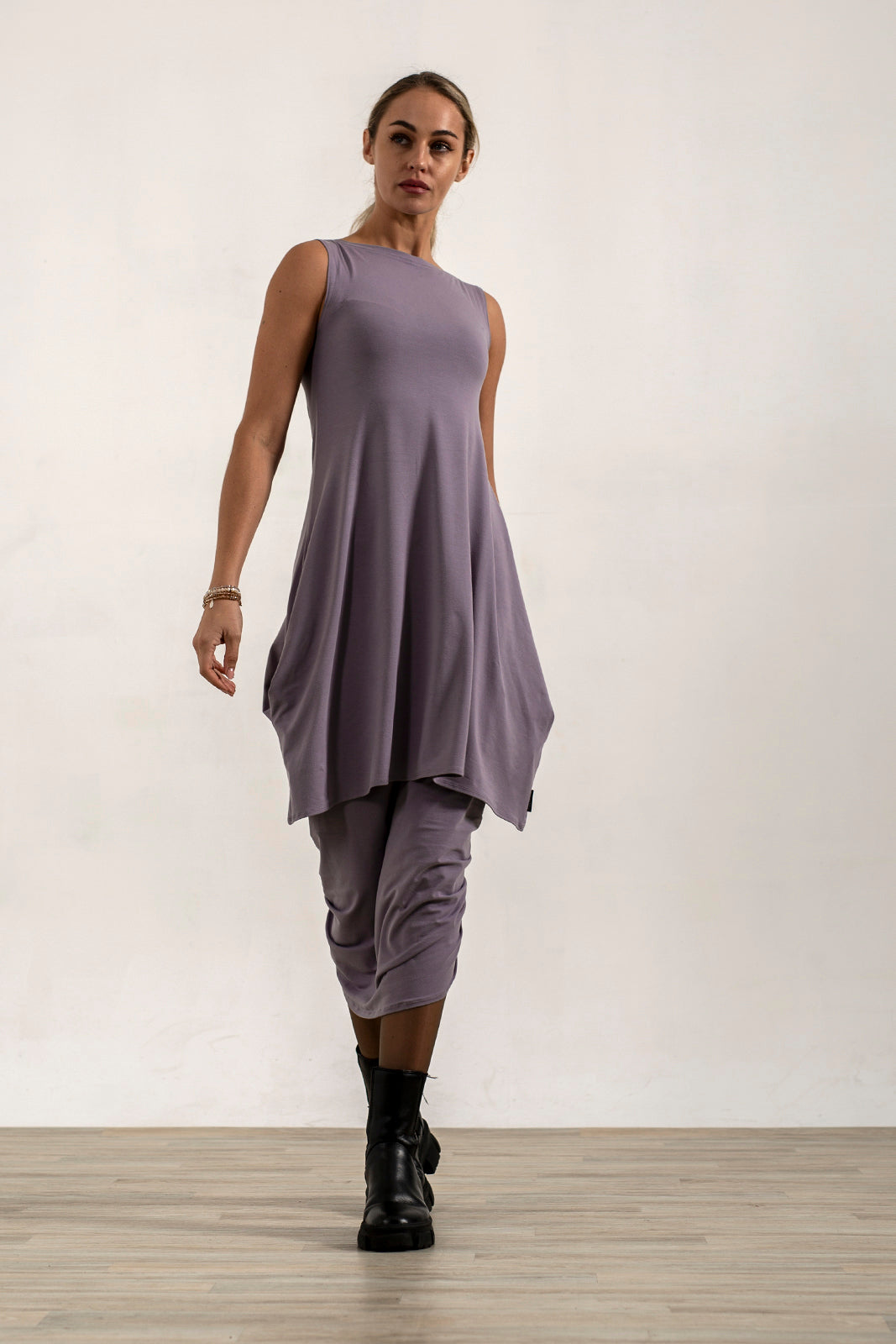 Shannon Drawstring Skirt (Silver frost)
