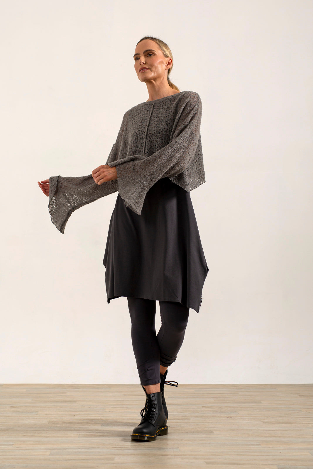 Alina crop jumper (Light grey)
