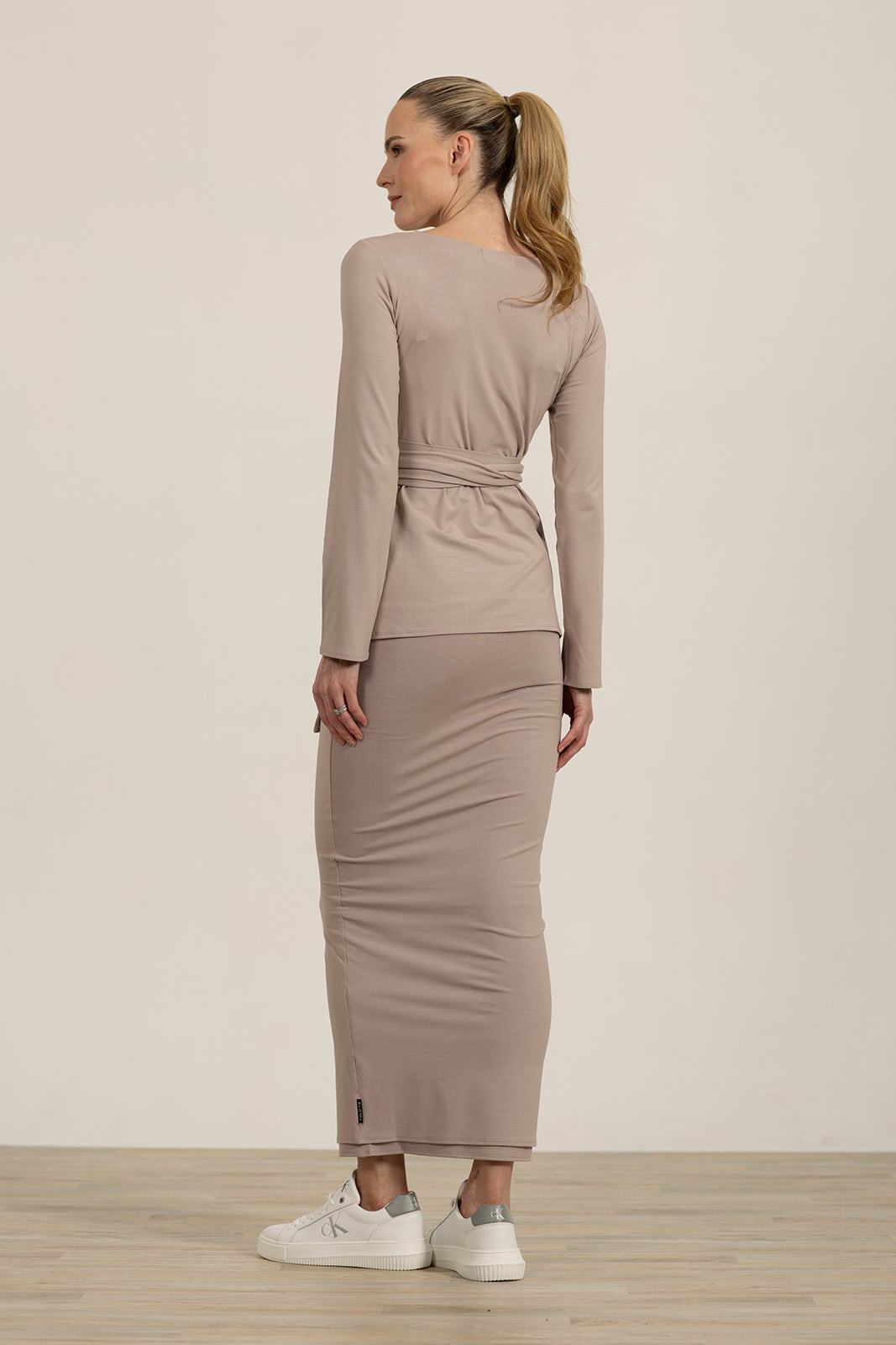 Cloud Morticia Wrap Top