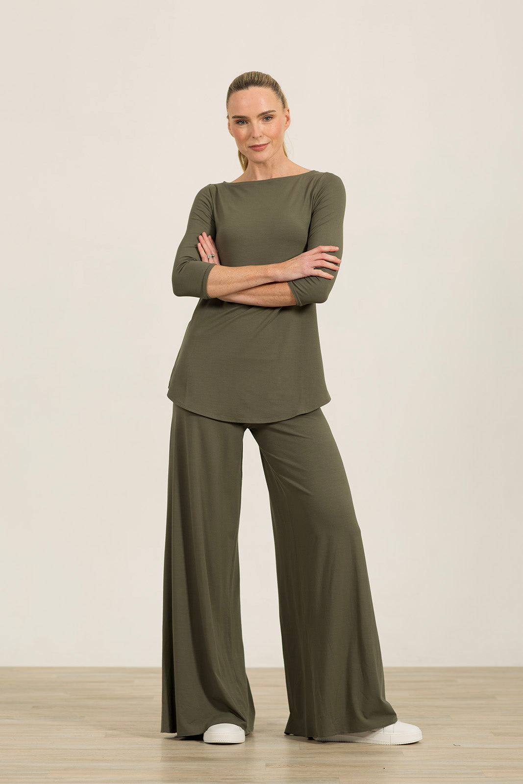 Khaki Kate Palazzos