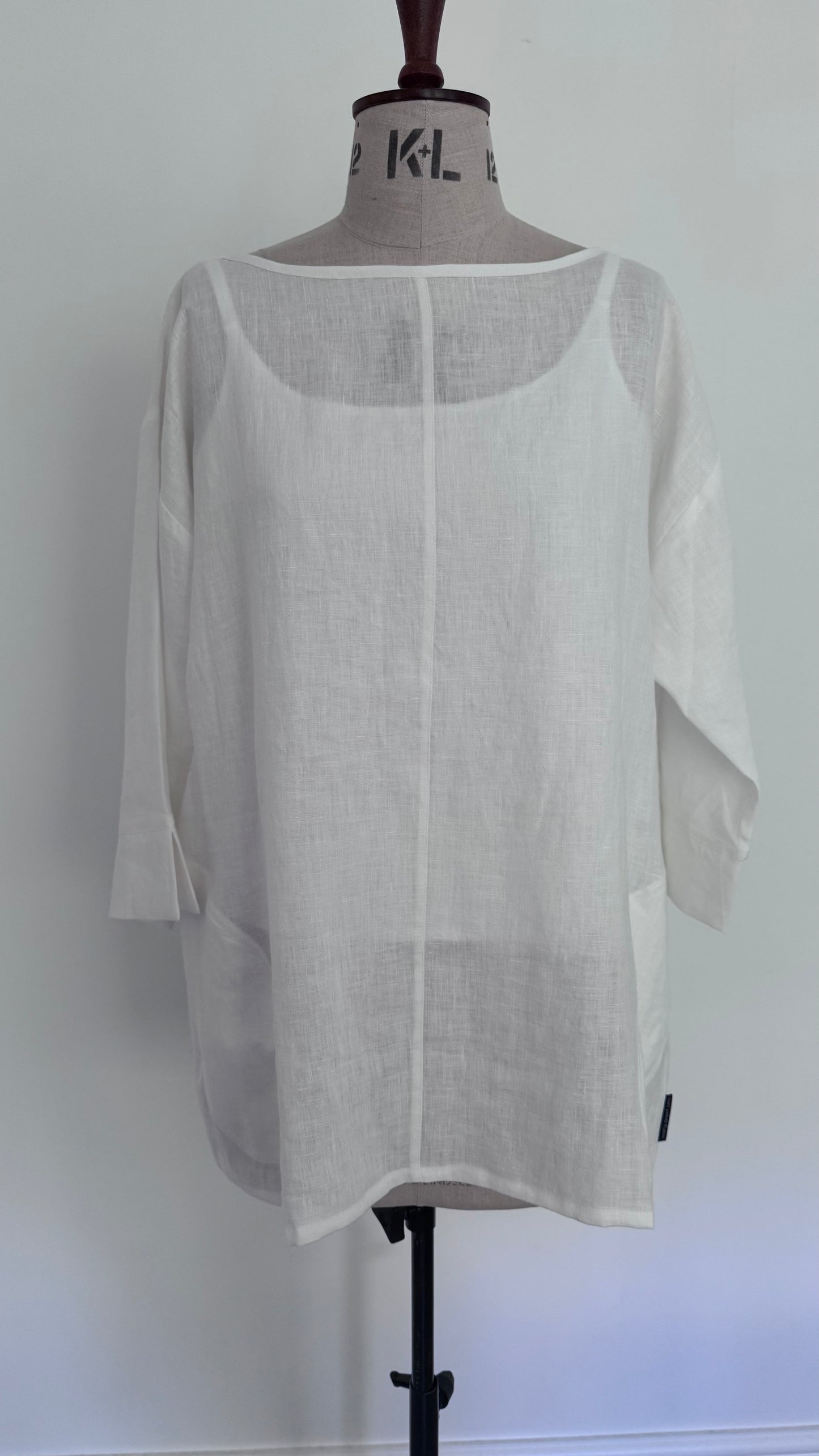 Ecru Sara Linen shirt