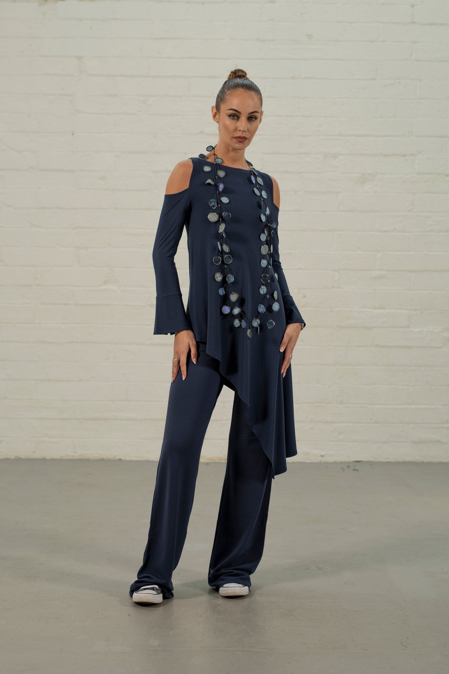 The Lily Top - Navy
