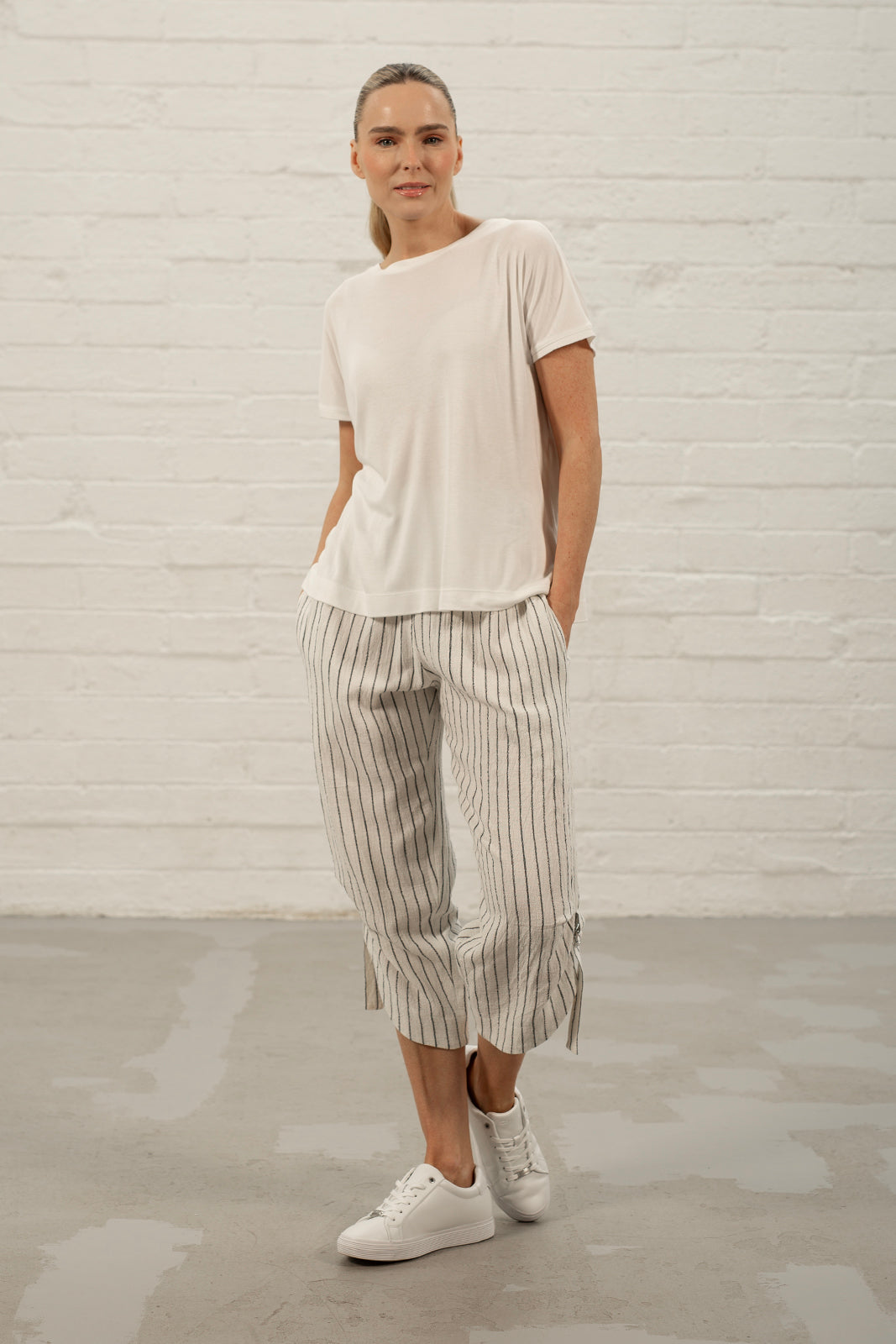 Ecru Oversized Casey Tee ( small only)