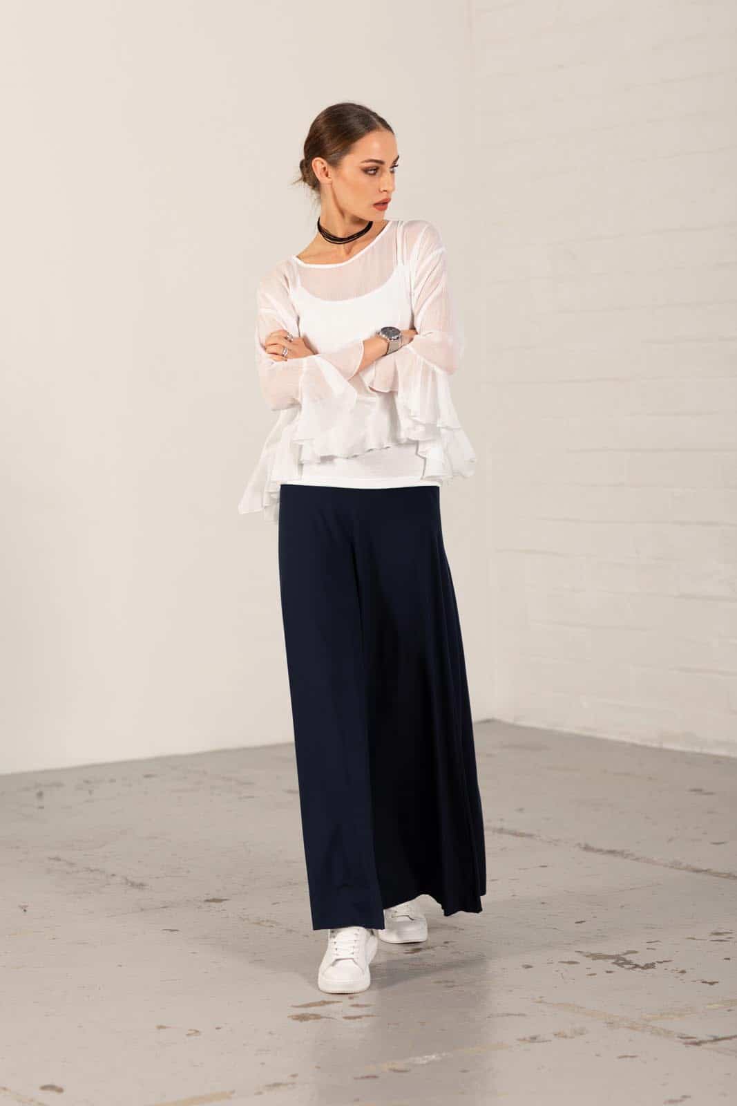 Navy Swan Skirt