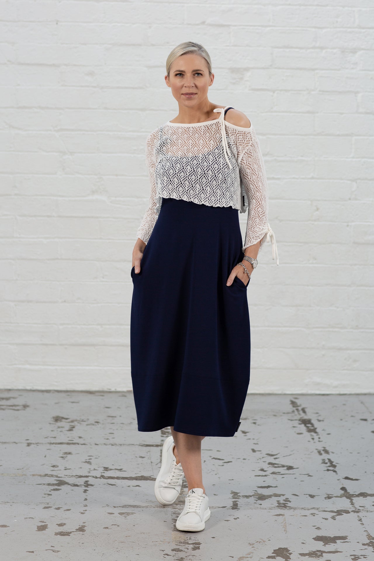 Rori Ecru Crop Jumper