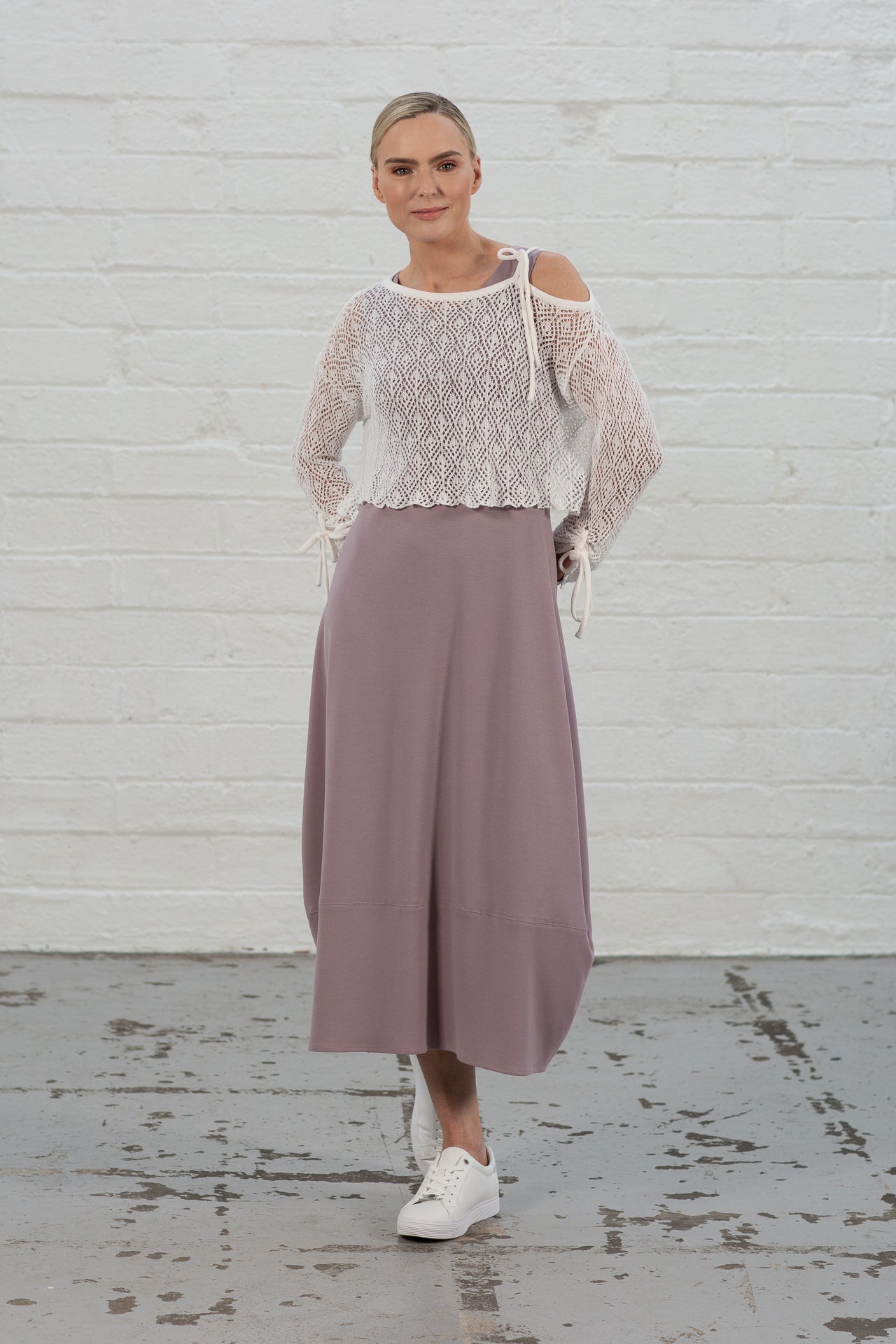 Rori Ecru Crop Jumper