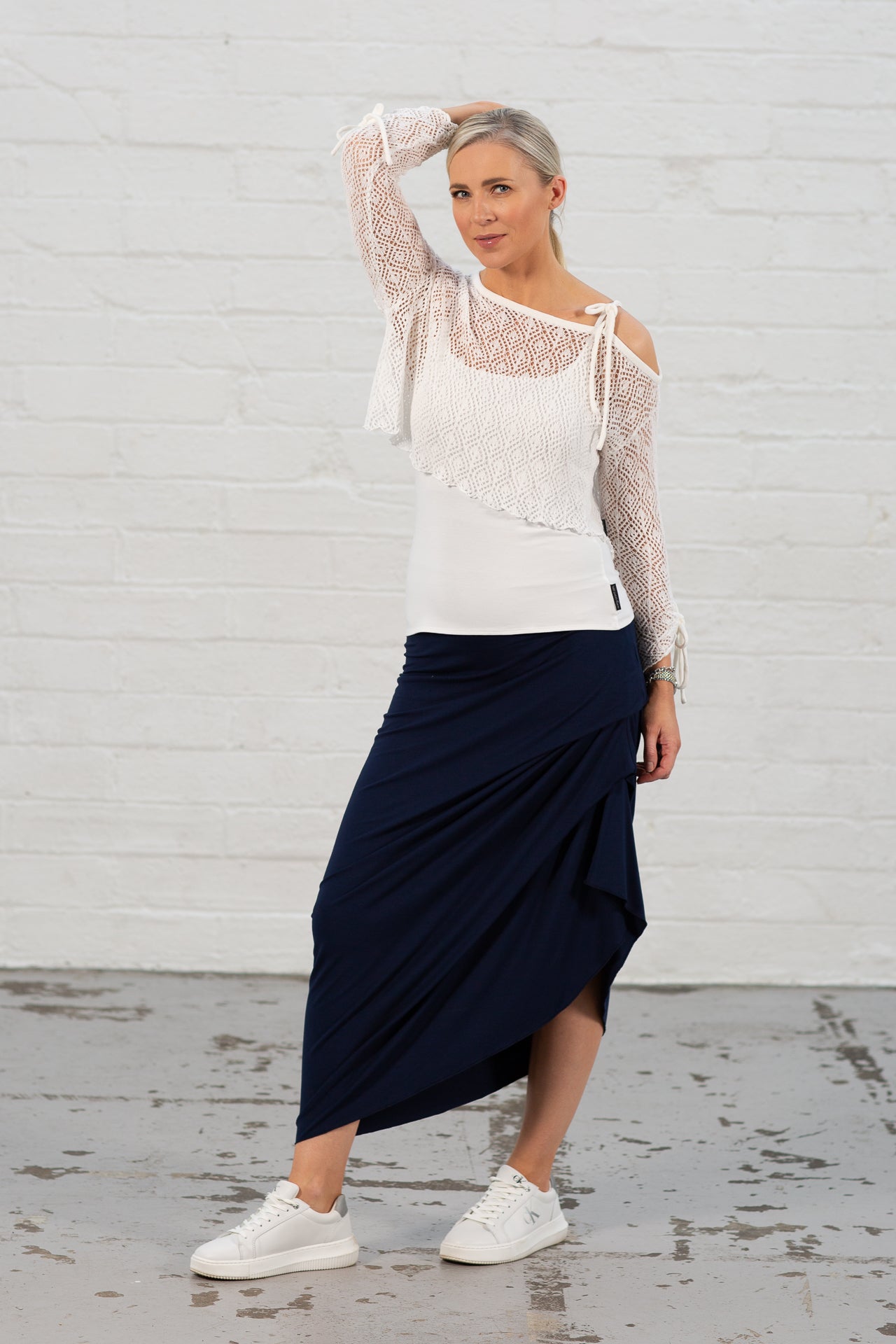 Rori Ecru Crop Jumper