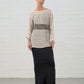 Dafna Slit Skirt: Black ( regular)