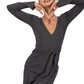 Lead Morticia Wrap Top