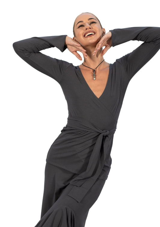 Lead Morticia Wrap Top