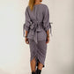 Shannon Drawstring Skirt (Silver frost)