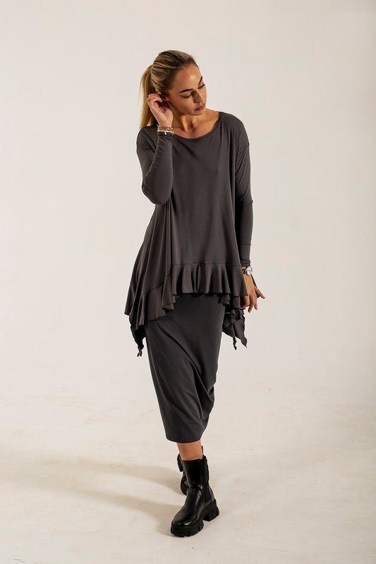 Monique Frill Hem Tunic (Lead)