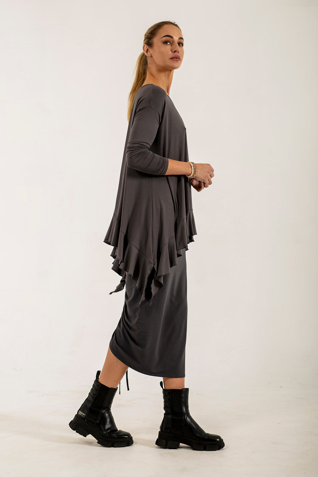 Monique Frill Hem Tunic (Lead)