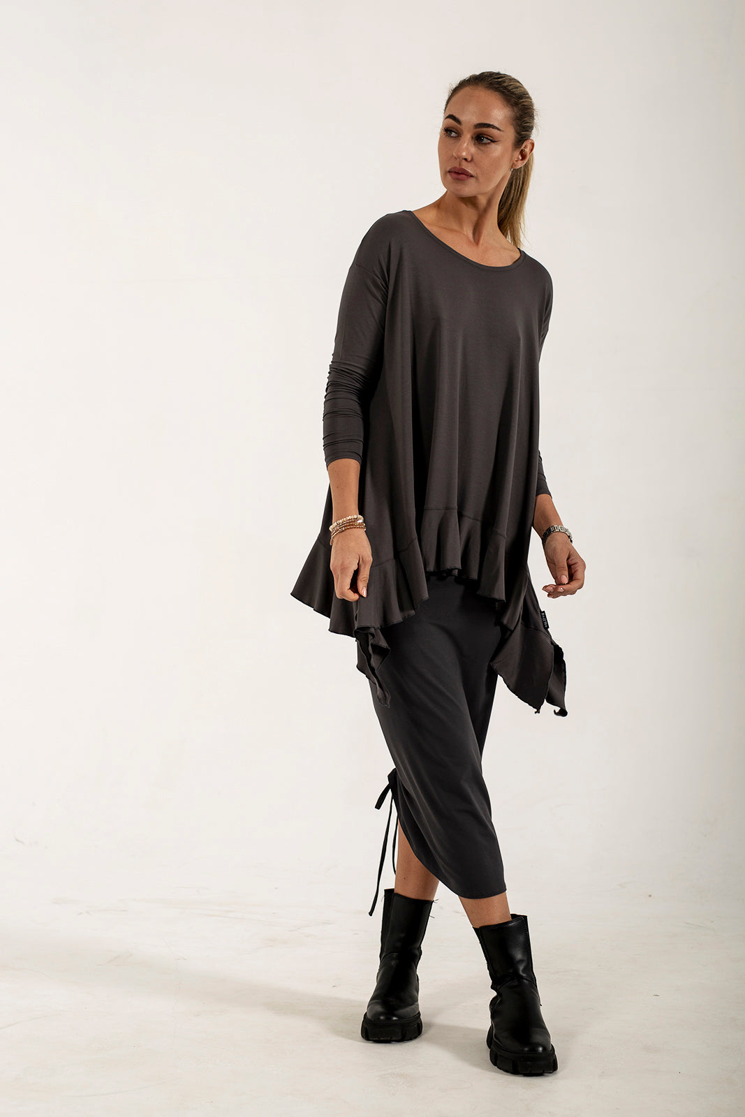 Monique Frill Hem Tunic (Lead)