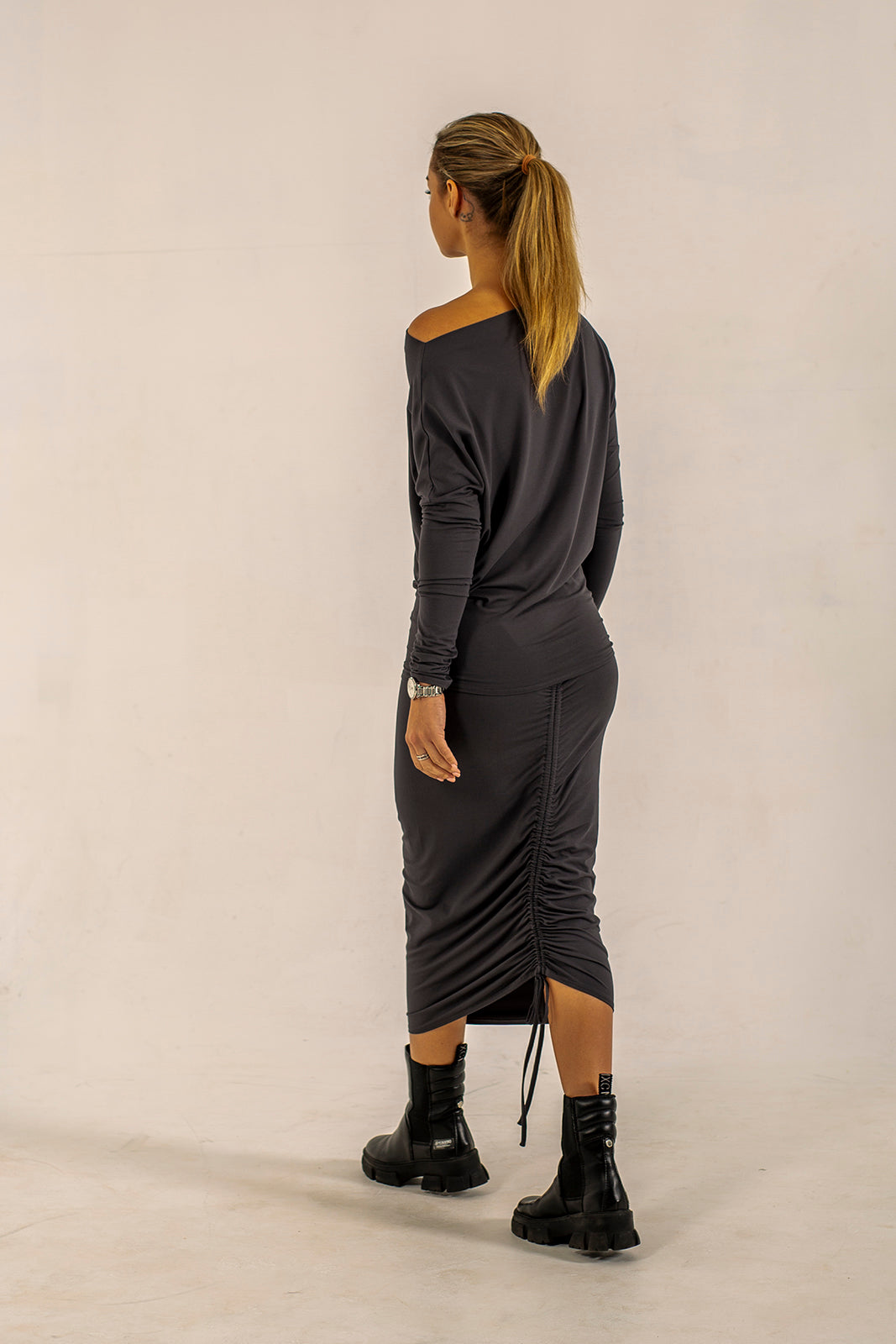 Shannon Drawstring Skirt (lead)