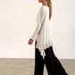 Monique Frill Hem Tunic (Soft White)