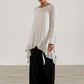Monique Frill Hem Tunic (Soft White)