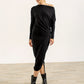 Shannon Drawstring Skirt (black)