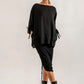 Shannon Drawstring Skirt (black)