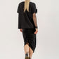 Shannon Drawstring Skirt (black)
