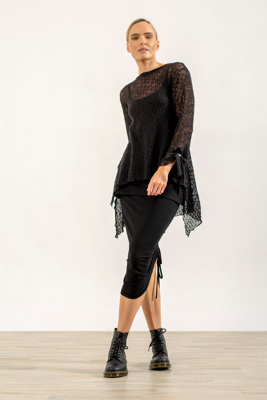Tatiana Long knit ( Black)