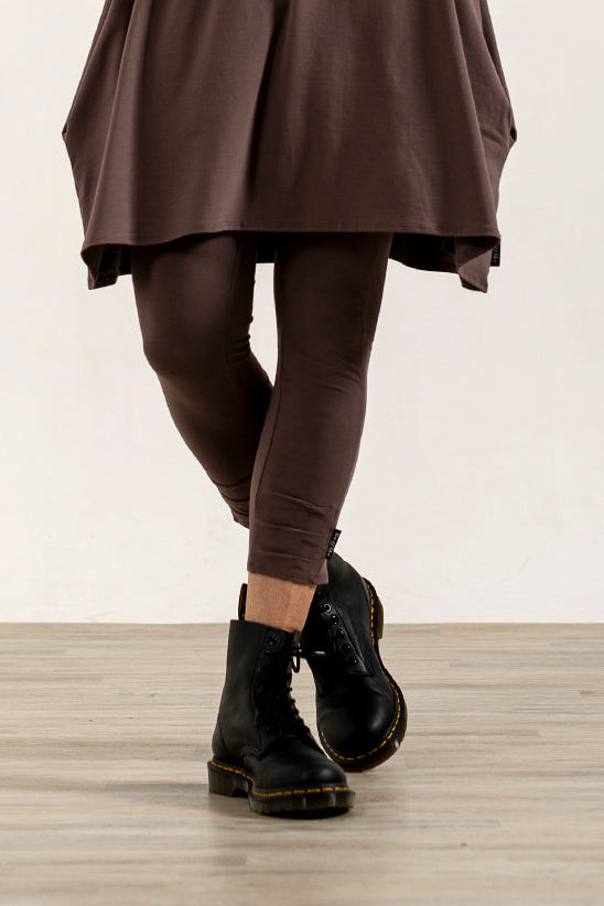 Lola Tuck Hem Leggings Mink