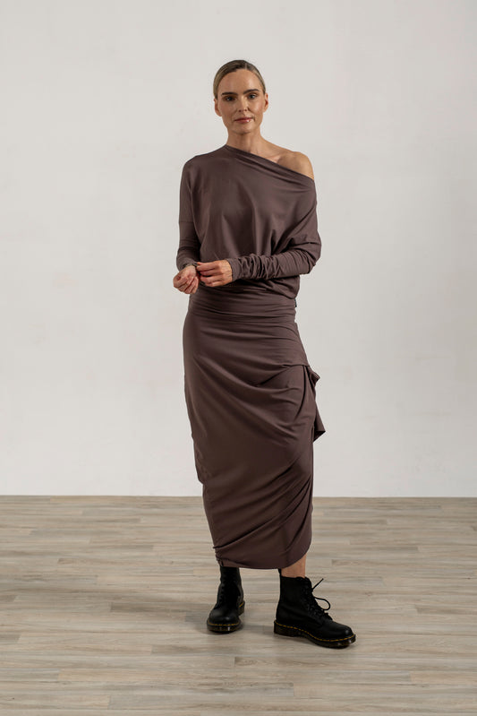Abbe Asymetrical top (Mink)
