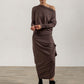 Harper Asymetrical Skirt (Mink)
