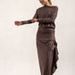Harper Asymetrical Skirt (Mink)