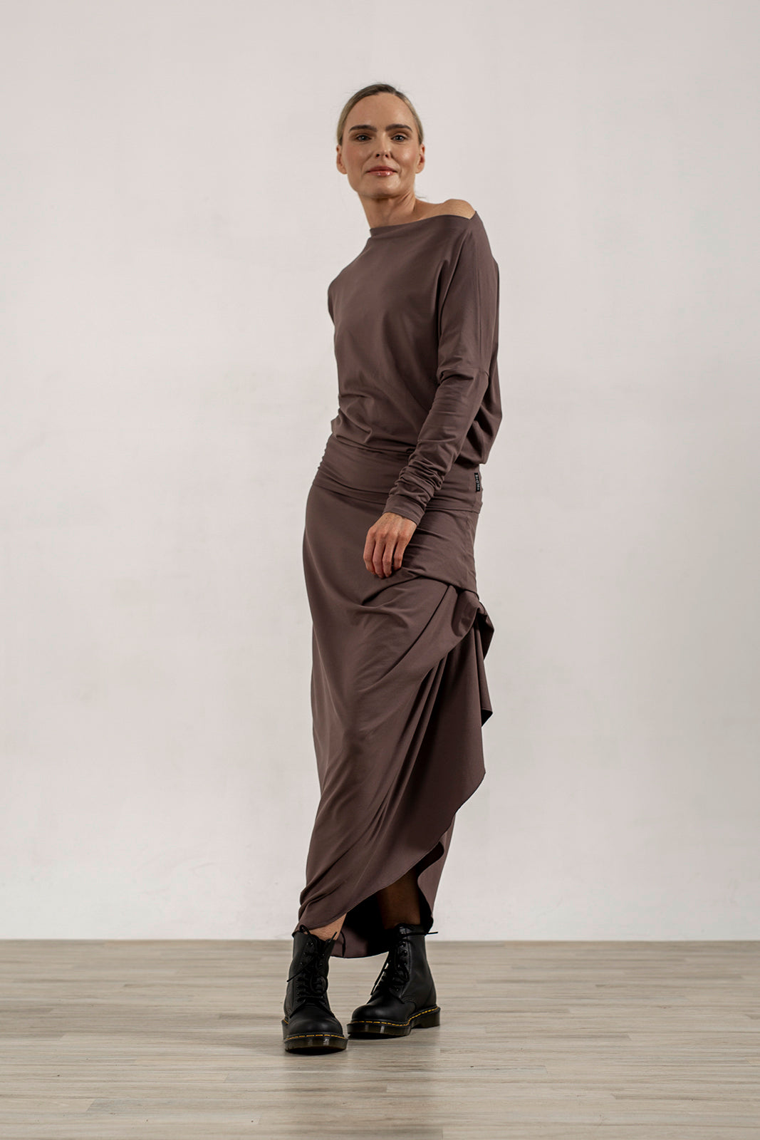 Harper Asymetrical Skirt (Mink)