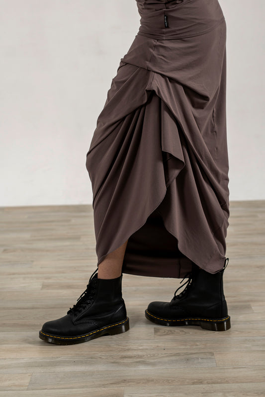 Harper Asymetrical Skirt (Mink)