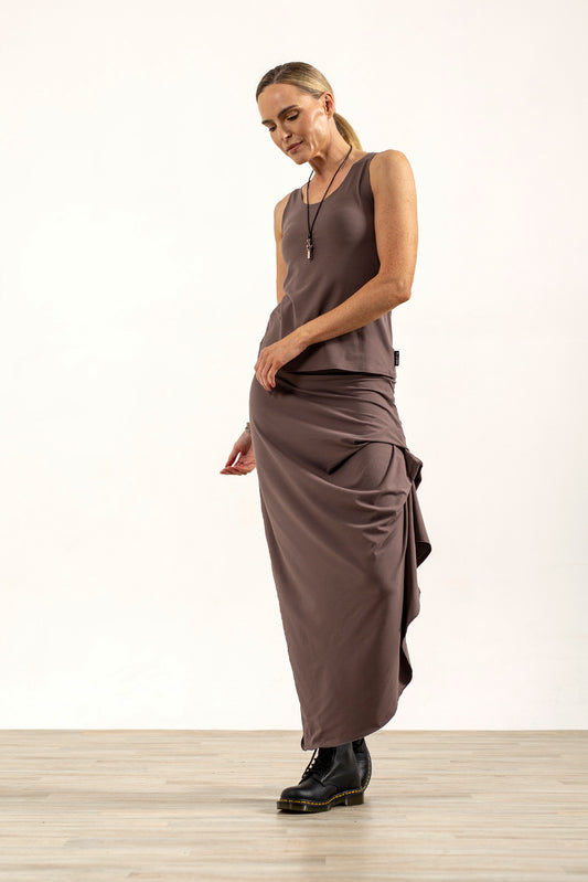 Mo short layering vest (Mink)
