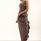 Harper Asymetrical Skirt (Mink)
