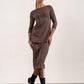 Shannon Drawstring Skirt (mink)