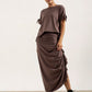 Harper Asymetrical Skirt (Mink)