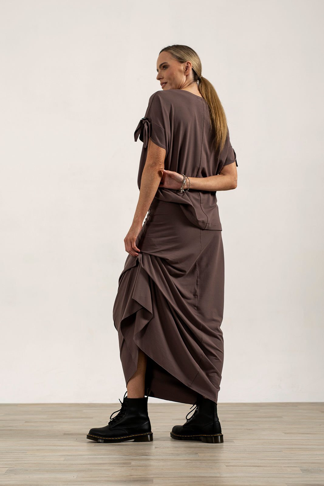 Harper Asymetrical Skirt (Mink)