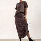 Harper Asymetrical Skirt (Mink)