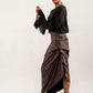 Harper Asymetrical Skirt (Mink)