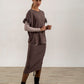 Shannon Drawstring Skirt (mink)