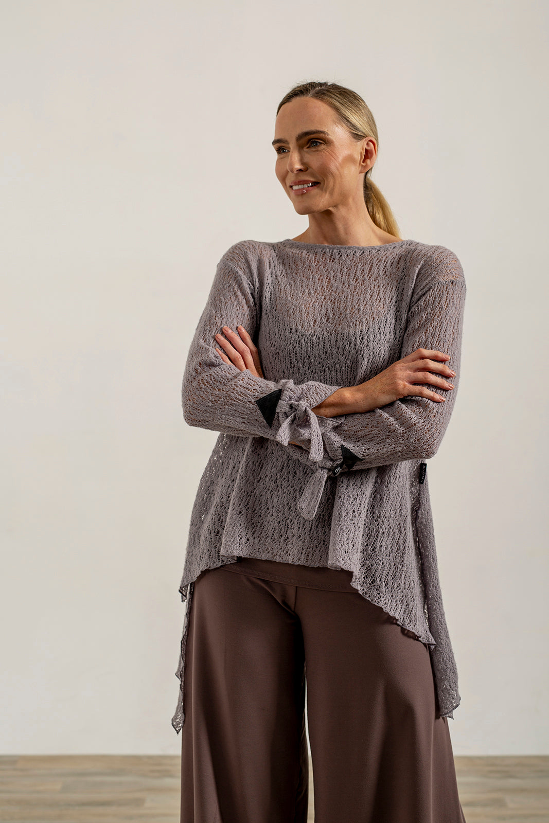 Tatiana Long knit (Silver Frost)