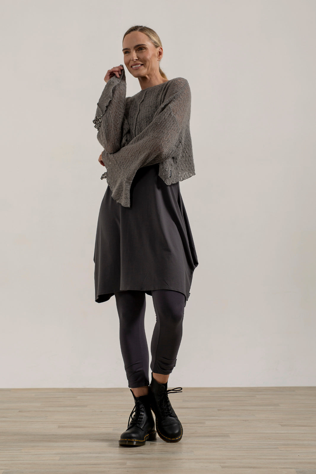 Alina crop jumper (Light grey)