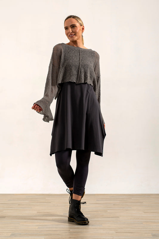 Alina crop jumper (Light grey)