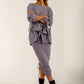 Shannon Drawstring Skirt (Silver frost)