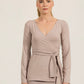 Cloud Morticia Wrap Top