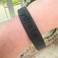 Bo&Mo 'Totem Bracelet' - Black Rubber ‘Move. Hydrate. 🩶’