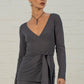 Lead Morticia Wrap Top