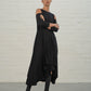 Black Sage Cold Shoulder Jersey Dress