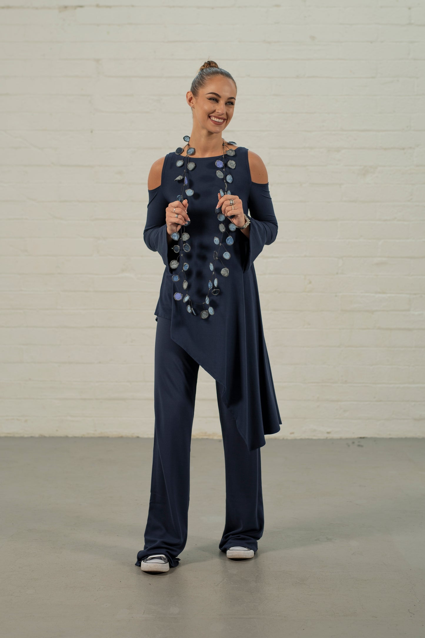 The Lily Top - Navy
