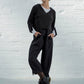 Scottie Black Crop Hoody ( size small only)